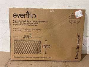 lot 236 image: Evenflo Expansion Walk-Thru Room Divider Baby Gate