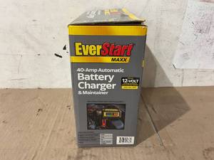 lot 243 image: EverStart Maxx 15 Amp Battery Charger and Maintainer with 40 Amp Engine Start