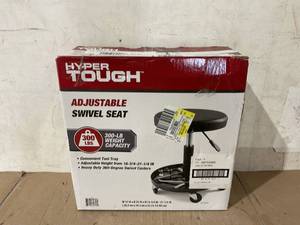 lot 244 image: Hyper Tough Black Rolling Automotive Creeper Stool, 300-lb