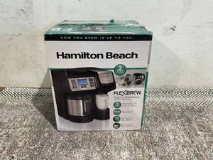 lot 85 image: Hamilton Beach FlexBrew Trio 2-Way Coffee Maker