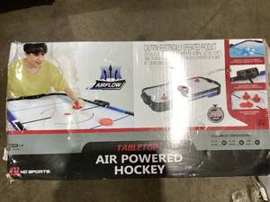 lot 527 image: MD Sports Tabletop Air Powered Hockey Game