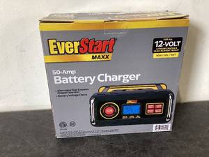 lot 529 image: Everstart Maxx 15 Amp Automotive Battery Charger with 50 Amp Engine Start (BC50BE)