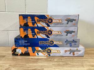 lot 500 image: LOT of 4 SplatRball Gel Ball Water Bead Blaster Gun