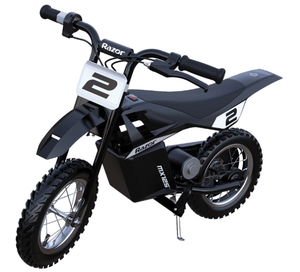 lot 158 image: Razor Dirt Rocket MX125 Electric-Powered Dirt Bike - Black with Decal Included, for Child 7