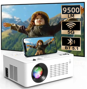 lot 256 image: 5G WiFi Projector with Bluetooth 5.1, 9500L HD Movie Projector