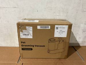 lot 194 image: Pet Grooming Kit & Vacuum, 12KPa Pet Groomer Vacuum Suction, 4 in 1 Dog Vacuum, 2L Dustbin for Dogs, Cats