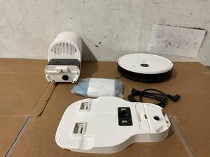 lot 195 image: Yeedi Vac Station, 3-in-1 3000Pa Robot Vacuum, Mop, Self-Empty Smart Mapping