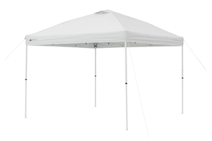 lot 441 image: Ozark Trail Simple Push Straight Leg Instant Canopy, White, 10 ft x 10 ft