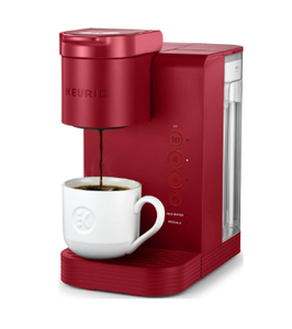 lot 448 image: Keurig K-Express Essentials Single-Serve K-Cup Pod Coffee Maker, Red