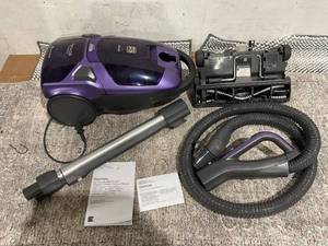 lot 141 image: Kenmore 600 Series Friendly Lightweight Bagged Canister Vacuum with Pet PowerMate, Purple