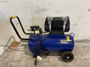 lot 157 image: GOODYEAR. 8 Gallon Quiet. Oil-Free Air Compressor. Portable