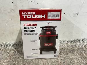 lot 165 image: Hyper Tough 3 Gallon Wet Dry Vacuum
