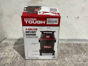 lot 186 image: Hyper Tough 3 Gallon Wet Dry Vacuum