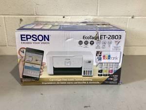 lot 456 image: Epson EcoTank ET-2803 Wireless Color All-in-One Cartridge-Free Supertank Printer with Scan