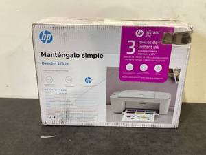 lot 551 image: HP DeskJet 2752e All-in-One Wireless Color Inkjet Printer