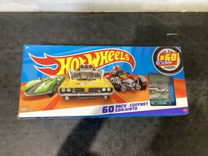 lot 559 image: Hot Wheels Set of 60 164 Scale Toy Cars or Trucks, Collectible Vehicles