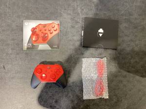 lot 568 image: Xbox Elite Series 2 Core Wireless Gaming Controller  Red  Xbox Series XS, Xbox One