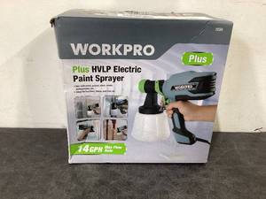 lot 601 image: WorkPro Plus 14GPH Electric Paint Sprayer, 120 Volt