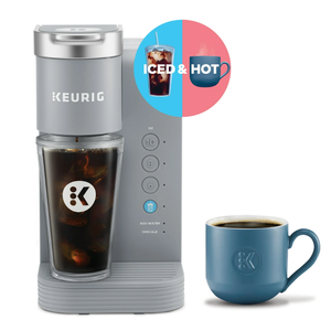 lot 550 image: Keurig K-Iced Essentials Iced and Hot Single-Serve K-Cup Pod Coffee Maker, Gray