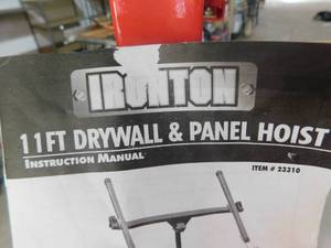 lot 27 image: 11 ft Drywall and Panel Hoist