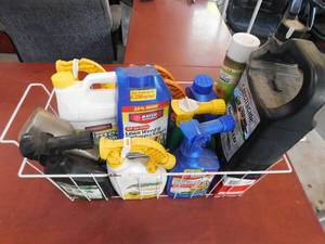 lot 51 image: lot of lawn sprays, oil filters