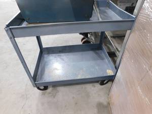 lot 117 image: Shop Cart on Casters 35 x 24 x 32 High