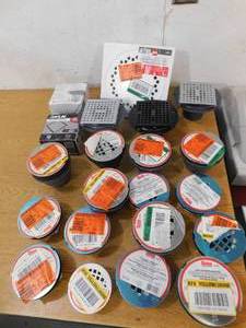 lot 118 image: Assorted Shower Base Drain Lot of 21