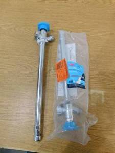 lot 123 image: (2) SharkBite 12 in. x 10 in. Push-to-Connect x MHT Brass Anti-Siphon Frost Free Sillcock Valve