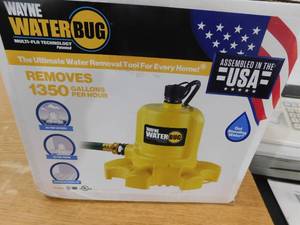 lot 129 image: Wayne 16 HP WaterBUG Submersible Utility Pump with Multi-Flo Technology