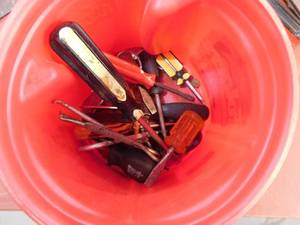lot 134 image: Lot of tools.