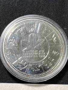 1978 EDMONTON COMMONWEALTH GAME CANADIAN SILVER DOLLAR