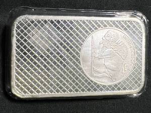 5 TROY OZ .999 FINE SILVER BUFFALO INDIAN BAR SEALED