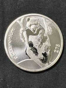 1 TROY OZ .999 FINE SILVER ZOMBUCKS ROUND