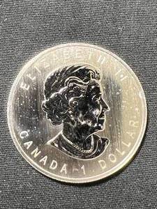 1 TROY OZ .9999 FINE SILVER 2006 CANADIAN ROUND