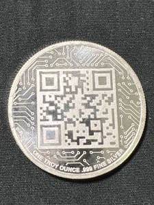 1 TROY OZ .999 FINE SILVER CYBERMETALS ROUND