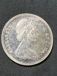 1966 CANADIAN CANOE SILVER DOLLAR