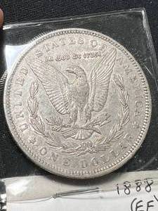 1888 US MORGAN SILVER DOLLAR