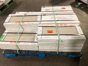 lot 13 image: 19 Boxes of Florida Tile Home Collection Michelangelo Calacatta Rectified 12 in. x 24 in. Porcelain Floor and Wall Tile (13.3 sq. ft. case)  Customer Returns See Pictures