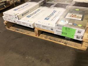 lot 18 image: Pallet with 6 cases of Lifeproof Sterling Oak 6 MIL x 8.7 in. W x 48 in. L Click Lock Waterproof Luxury Vinyl Plank Flooring (20.1 sqftcase)