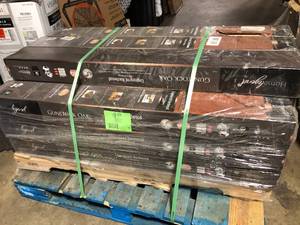 lot 27 image: Pallet of 23 cases HOMELEGEND Gunstock White Oak 38 in. T x 5 in. W Engineered Hardwood Flooring (19.7 sqftcase) customer return see pictures