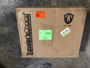 lot 29 image: Travelers Choice Fremont 21 in. Black Spinner Garment Bag review pictures