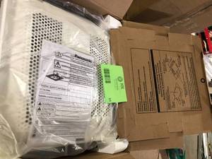 lot 33 image: Panasonic WhisperThin DC LED Pick-A-Flow 80 -100 CFM CeilingWall Bathroom Exhaust Fan, 3-38 in. Low Profile Housing customer return see pictures