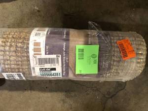 lot 39 image: Home Decorators Collection Raleigh Jute Boucle Natural 2 ft. x 7 ft. Runner Rug customer return see pictures