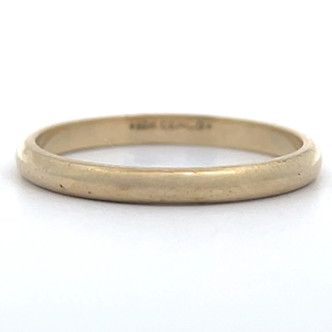 lot 24 image: 2mm Classic Slim Band in Yellow Gold