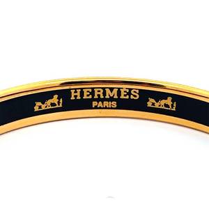 lot 20A image: Authentic Herms Enamel Bangle Bracelet (Liberte Egalite Fraternite)