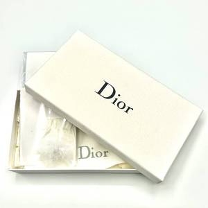 lot 20D image: Christian Dior Black Cannage Leather Round Zipper Long Wallet with Original Box - Authentic $900 Retail