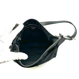 lot 15D image: Fendi Black Nylon x Leather Shoulder Bag - Authentic $800 Retail
