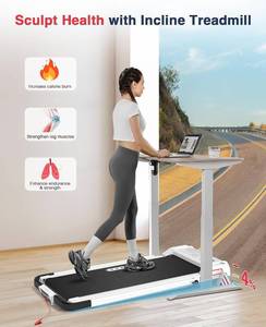 lot 22 image: Redliro Foldable Under Desk Incline Treadmill