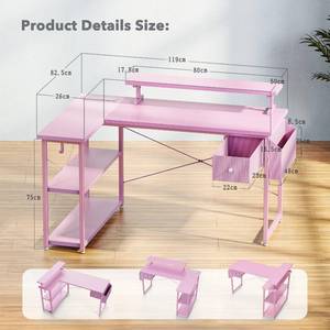 lot 23 image: Domicon 47 ComputerGaming Desk