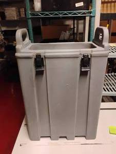 lot 15 image: 5 GALLON INSULATED BEVERAGE DISPENSER